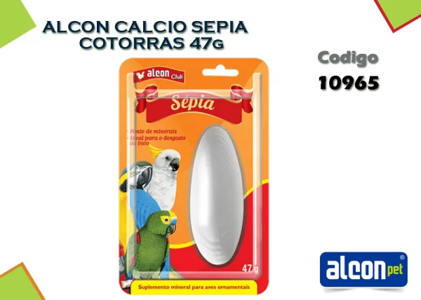 ALCON CALCIO SEPIA COTORRA 47g