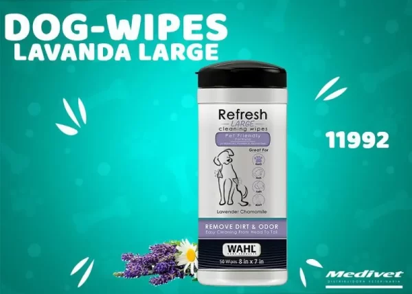 WAHL DOG-WIPES LAVANDA LARGE