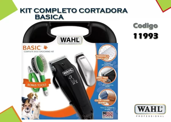 WAHL KIT COMPLETO CORTADORA BASICA