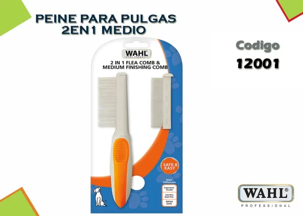 WAHL PEINE P/PULGAS 2EN1 MEDIO