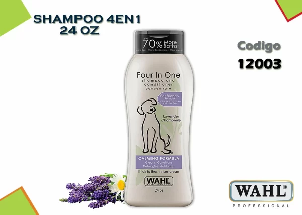 WAHL SHAMPOO 4EN1 24 OZ