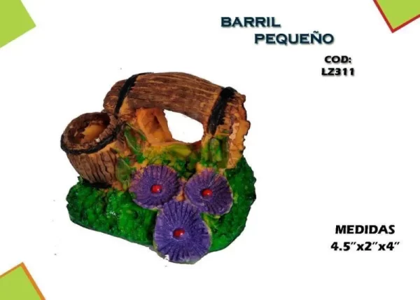 AC BARRIL PEQUEÑITO [LZ311] 4.5x2x4"