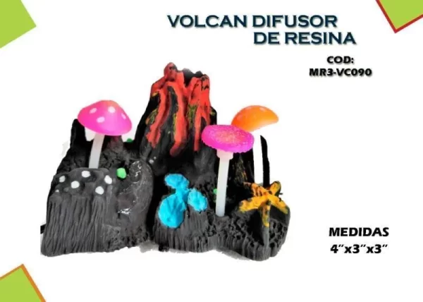 AC VOLCAN DIFUSOR [MR3-VC090 (P)] 4x3x3"