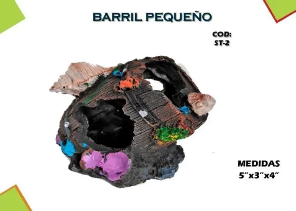 AC BARRIL PEQUEÑO [ST-2] 5x3x4"