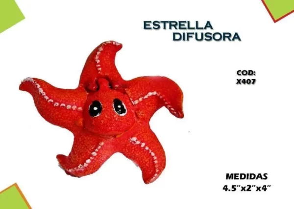 AC ESTRELLA DIFUSORA [X407] 4.5x2x4"