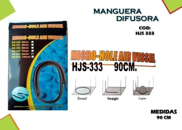 AC MANGUERA DIFUSORA 90 CM [HJS 333]