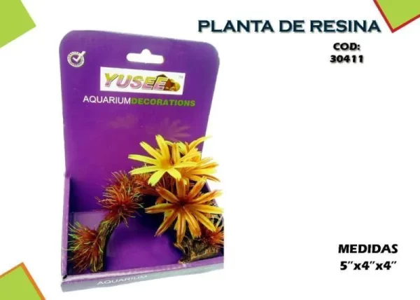 AC PLANTA RESINA [30411] 5x4x4"