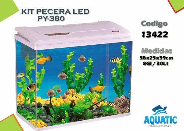 AT KIT PECERA LED [PY-380] 38X23X39 8gal