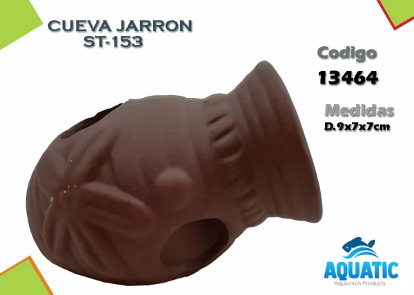 AT CUEVA JARRON [ST-153] D.9X7X7cm