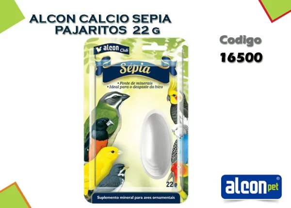 ALCON CALCIO SEPIA PAJAROS 22g